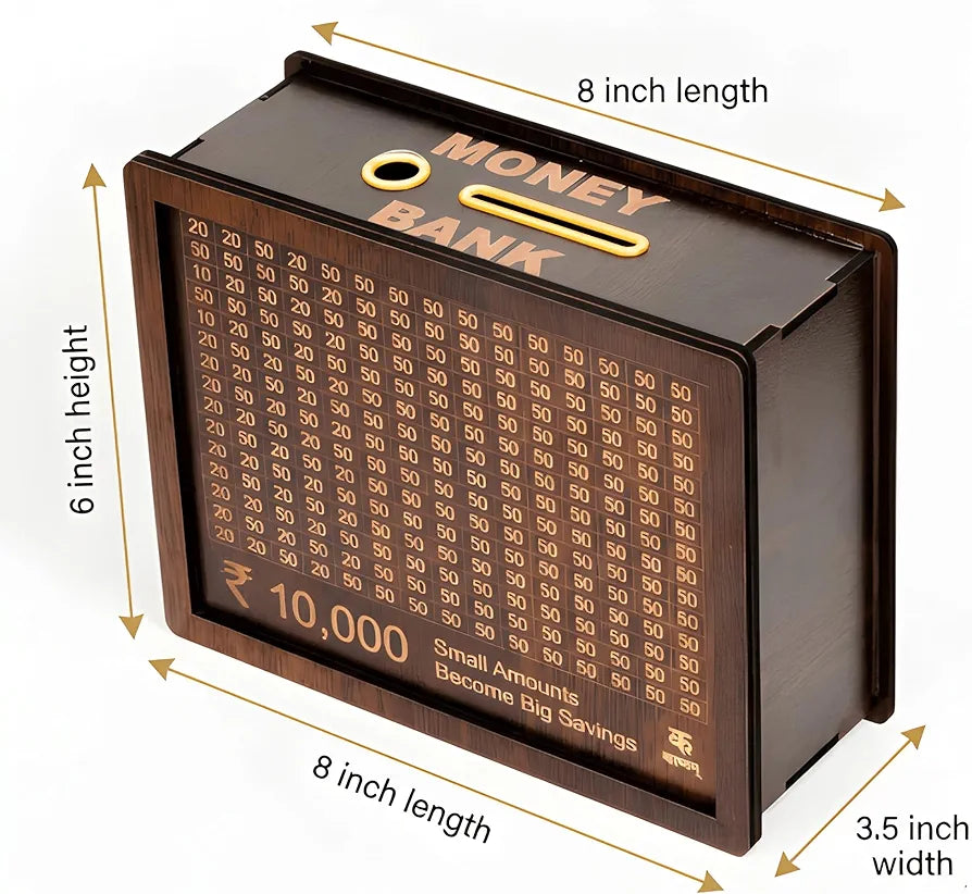 Money Saving Box for Kids and Adults